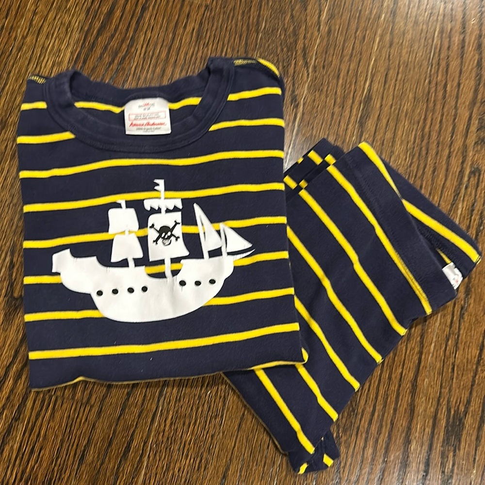 Hanna Andersson Boys Long Sleeve and Long Pants Pajamas